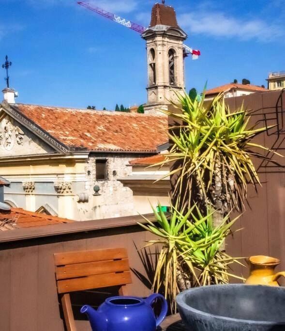 Duplex, Jacuzzi, Terrasse Sur Les Toits Apartment Nice Luaran gambar